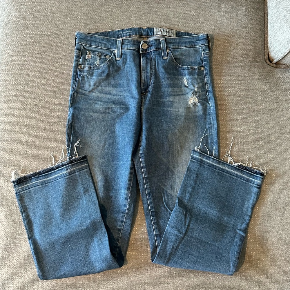 Ag Adriano Goldschmeid crop flare jeans